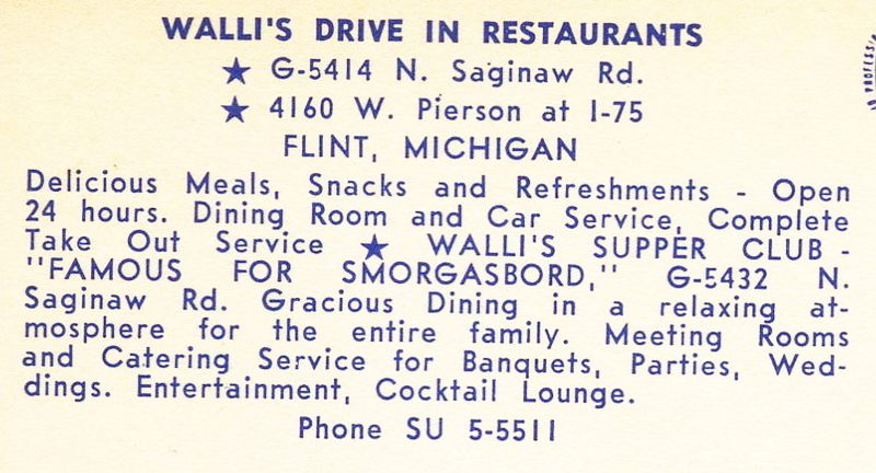 Wallis Drive-In - Wallis North - 5414 N Saginaw